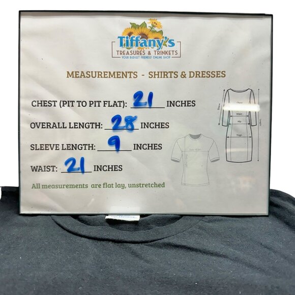 Unisex L T-Shirt "See The Able Not The Label" Black 100% Cotton by Port & Comp - Picture 6 of 6